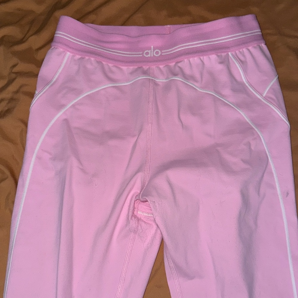 ALO Yoga Sweet Pink Airbrush High-Waist Leggings